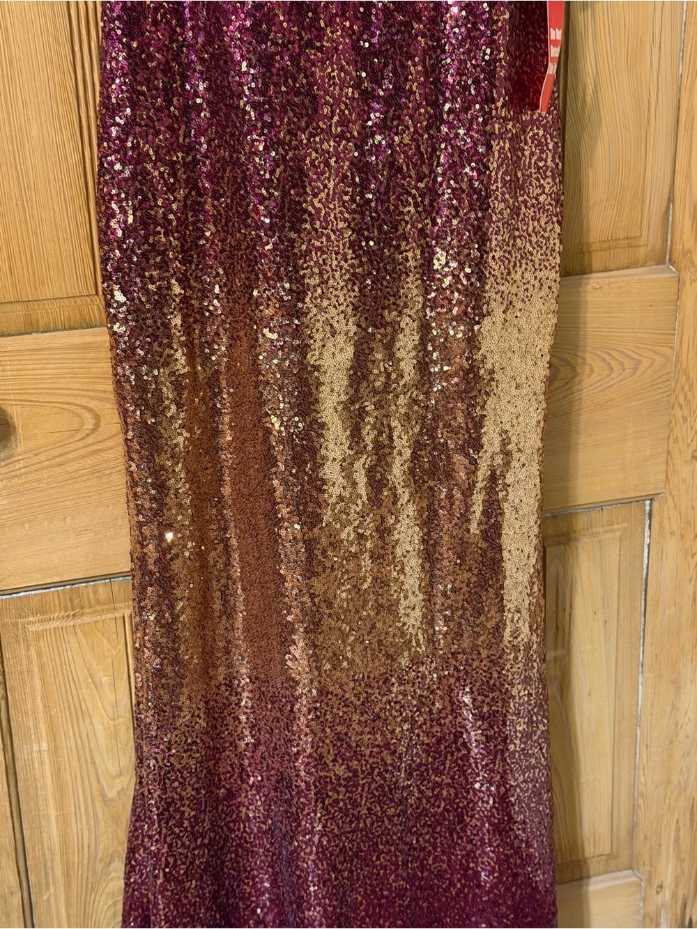 Marina Ombré Sequin Sleeveless Gown Size 8 NEW WITH TAGS Maxi Dress - Picture 5 of 13